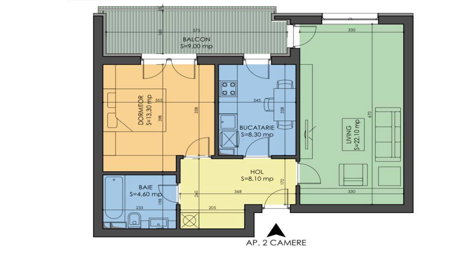 Apartamente 2 camere Bucuresti