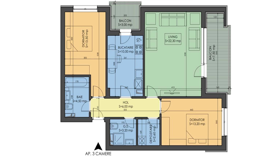 Apartamente 3 camere Bucuresti